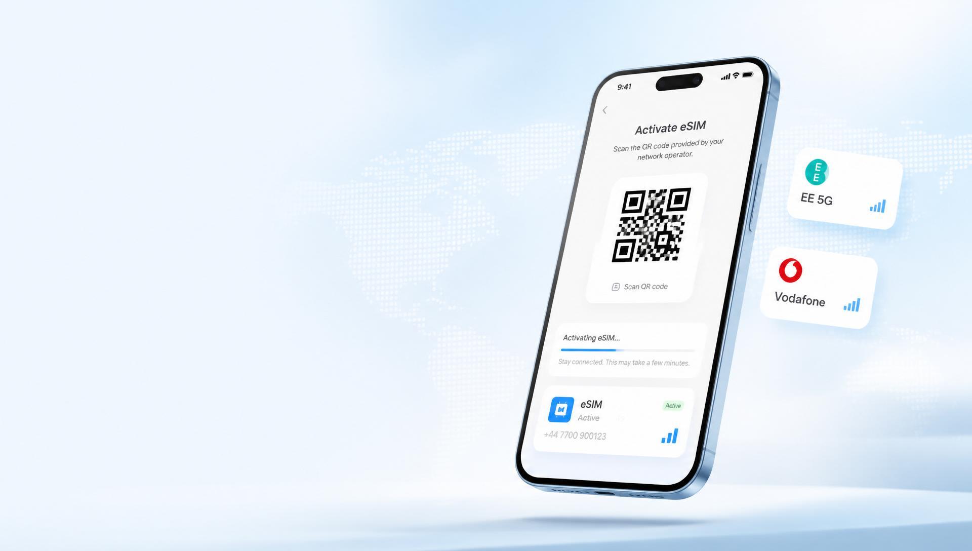 Activate eSIM on your phone in minutes
